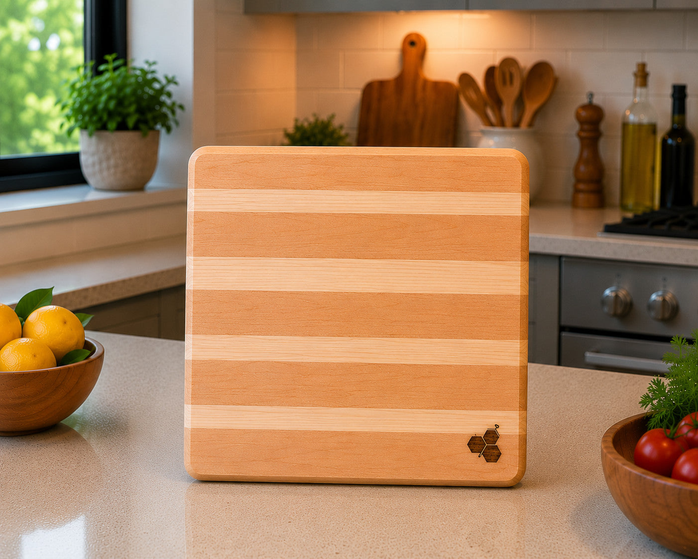Luxury Cutting Board Set - Maple and Ash